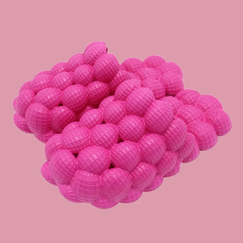 Innovative Women's Slippers Trend Personality Non-slip Bubble Shoes Comfortable High-quality Soft-soled EVA Couple Flat sandals