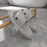 Fashions Women EVA Shark Slippers Girls Bathroom Non-slip Slides Adult Soft Comfortable Home Sandals Men Solid Color Flip Flops