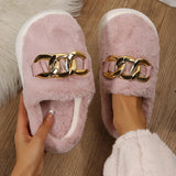 Girl Ladies Rhinestone Slippers Thick Platform House Fur Slides Women Cute Cat Slippers Push Home Shoes Memory Foam Flurry Slide