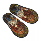 Custom Labyrinth Jareth The Goblin King Soft Memory Foam House Slippers Women Fantasy Film Comfy Warm Anti-Skid Slipper