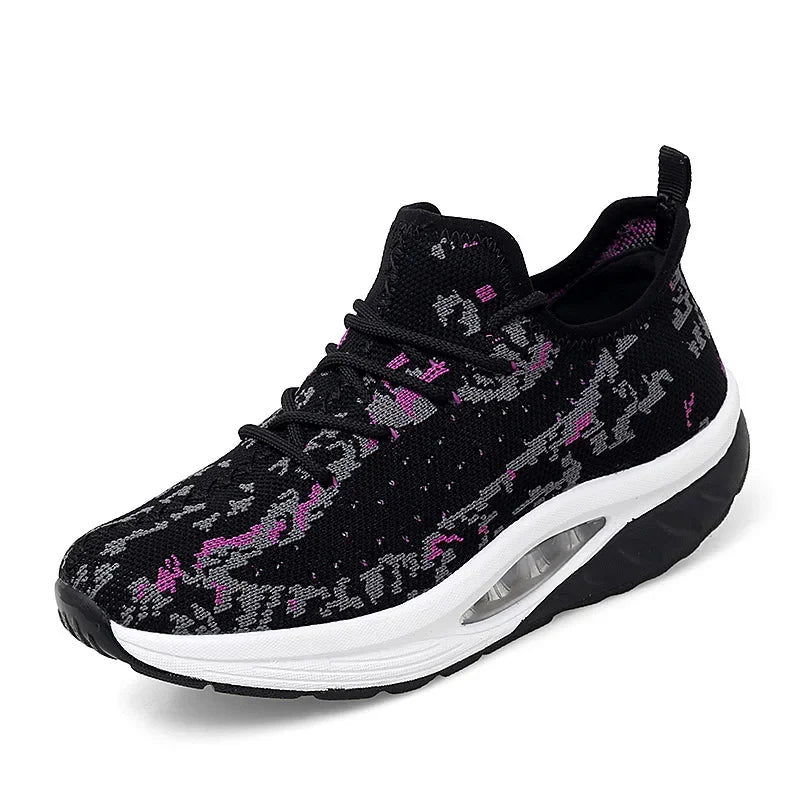 Women's Sneakers Platform Toning Wedge Zapatillas Sports Shoes for Woman Swing Slimming Sneakers Fitness Gym Walking Footwear88