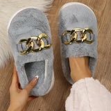 Girl Ladies Rhinestone Slippers Thick Platform House Fur Slides Women Cute Cat Slippers Push Home Shoes Memory Foam Flurry Slide