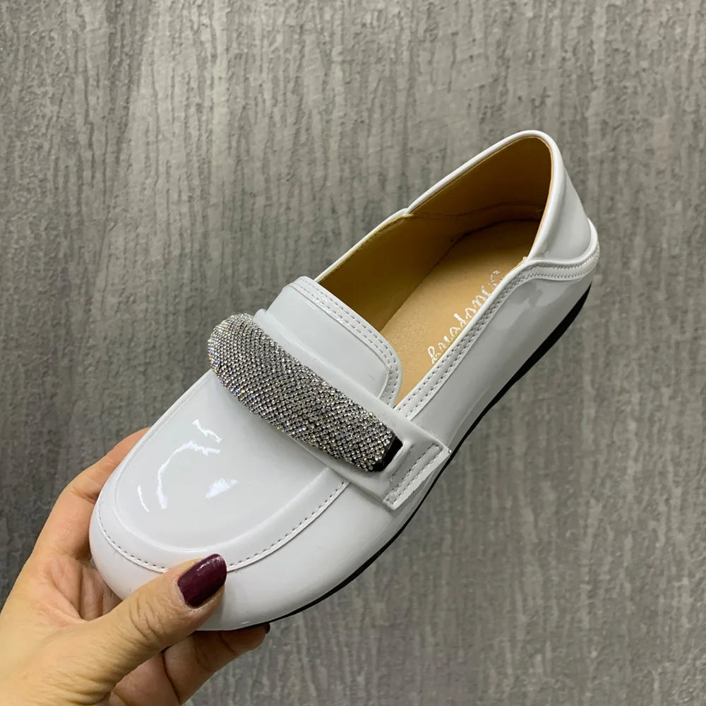 Fashion Women Mullers Brand Rhinestone Women Flats Shres Plus Size Summer Shoes For Women