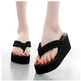 Hot! New Fashion Summer Women Platform High Heel Flip Flops Beach Sandals Bowknot Slippers Women Shoes Size36-40 For Choice