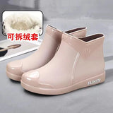Adult， Women's， Fashionable， Wear-resistant ，Rain Boots ，Women's Four-season Outdoor Waterproof Shoes Women's Rubber Shoes Sweet