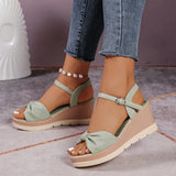 Women Platform High Heels Sandals  Summer New Wedges Open Toe Dress Shoes Female Fashion Slippers Walking Slides Mujer Pumps