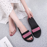 Summer Women's Slippers Fashion Platform Wedge Sandals Outdoor Leisure Flip Flops Travel Beach Slippers High Heel Women Slides