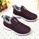 Women Shoes Cotton-padded Shoes Winter Warmth and Plush Thickening for Outdoor Cotton Shoes and Snow Boots for Daily Travel