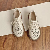 Casual Shoes Woman Flat Sneakers Women Shoes Ladies Platform Shoes 2023 Lace-up Women Flats Female Shoes Loafers Zapatos Mujer