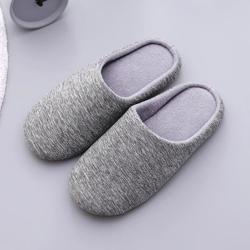 Home Slippers Women Men Soft House Winter Indoor Light Comfort Floor Shoes Female Male Silence Slides Bedroom Japanese Style