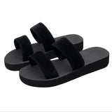 Summer Women Shoes Thick-Soled Bath Slippers Beach Flip Flops Slippers Shoes Anti Slip Ladies Slides Outdoor Pantuflas Mujer