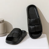 Thick Sole Flat Bottom Bathroom Home Slippers Fashion Soft Sole EVA Indoor Women Sandals Summer Non Slip Slippers TG22