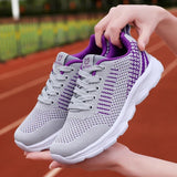 Fashion Womens Running Sneakers High Quality Comfortable Lightweight Casual Shoe Non Slip Breathable Mesh Sports Shoes for Woman