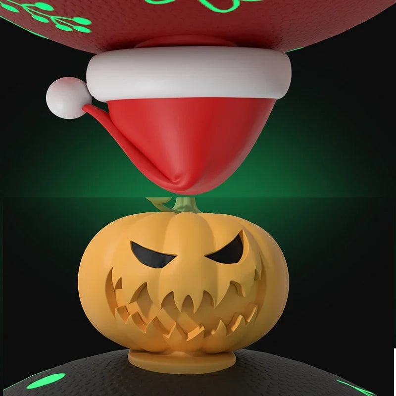 Christmas Halloween Shark Slippers Men's Women‘s Dark Flip-Flops Couples Festival Slides Adults Shoes