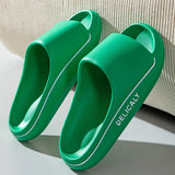 Super Soft Sole Thick Platform Bathroom Home Slippers Women EVA Indoor Slides Men Sandals Summer Non-slip Flip Flops Unisex