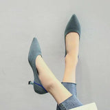 Women's high heels shoes  2025 new spring  / autumn / fashion beautiful breathable sweat absorbing comfortable shallow mouth p