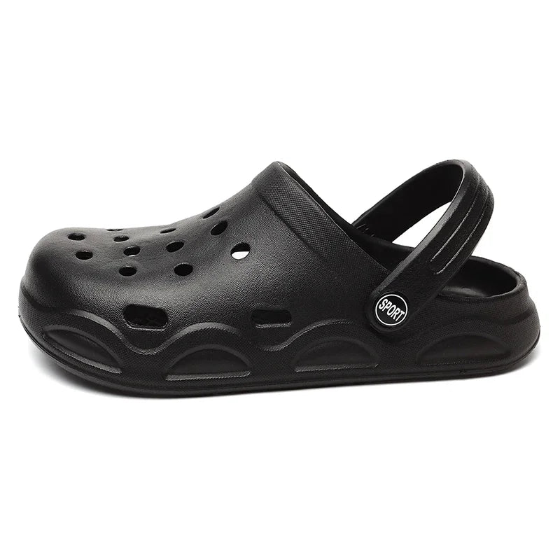 EVA Summer Women Fashion Cute Outdoor Non-Slip Rubber Slippers Indoor Soft Sole Couple Graffiti Sandals