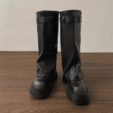 Chunky Knee High Boots Women Fashion Ladies Side Zippers Knight Long Boots 2025 New Autumn Winter Women's Shoes