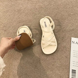 Women Sandals Summer New Fashionable Comfortable Soft Sole Wear Resistant Women Casual Breathable Roman Beach Sandals
