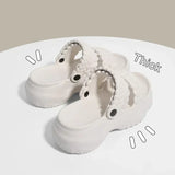 Summer Women's Slippers Indoor Thick Bottom Casual Sandals Outdoor Solid Color Fashion High Quality Ladies Slides Shoes